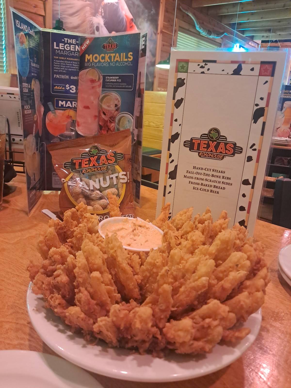 Texas Roadhouse меню