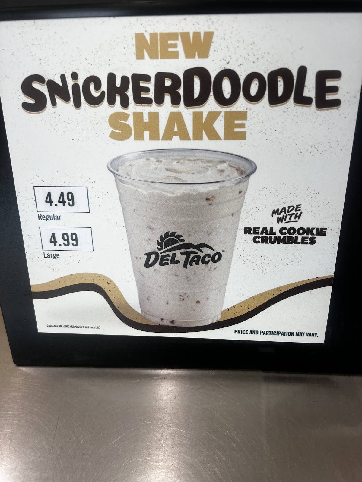 Del Taco меню