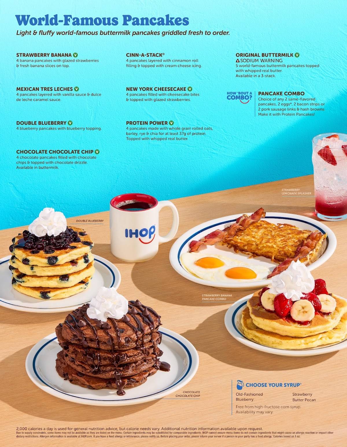 IHOP меню