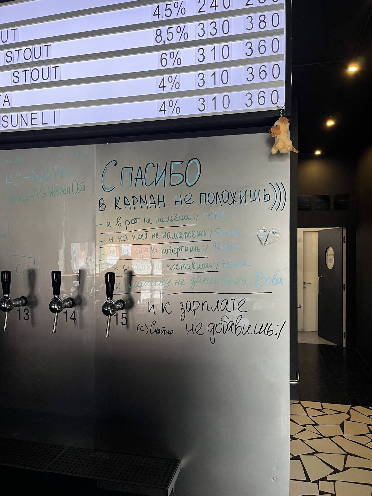 Dogma bar меню