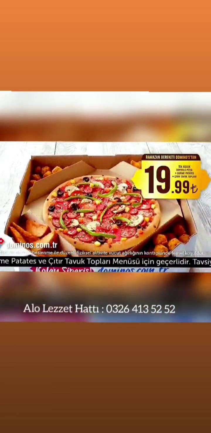 Domino's Pizza Reyhanlı меню