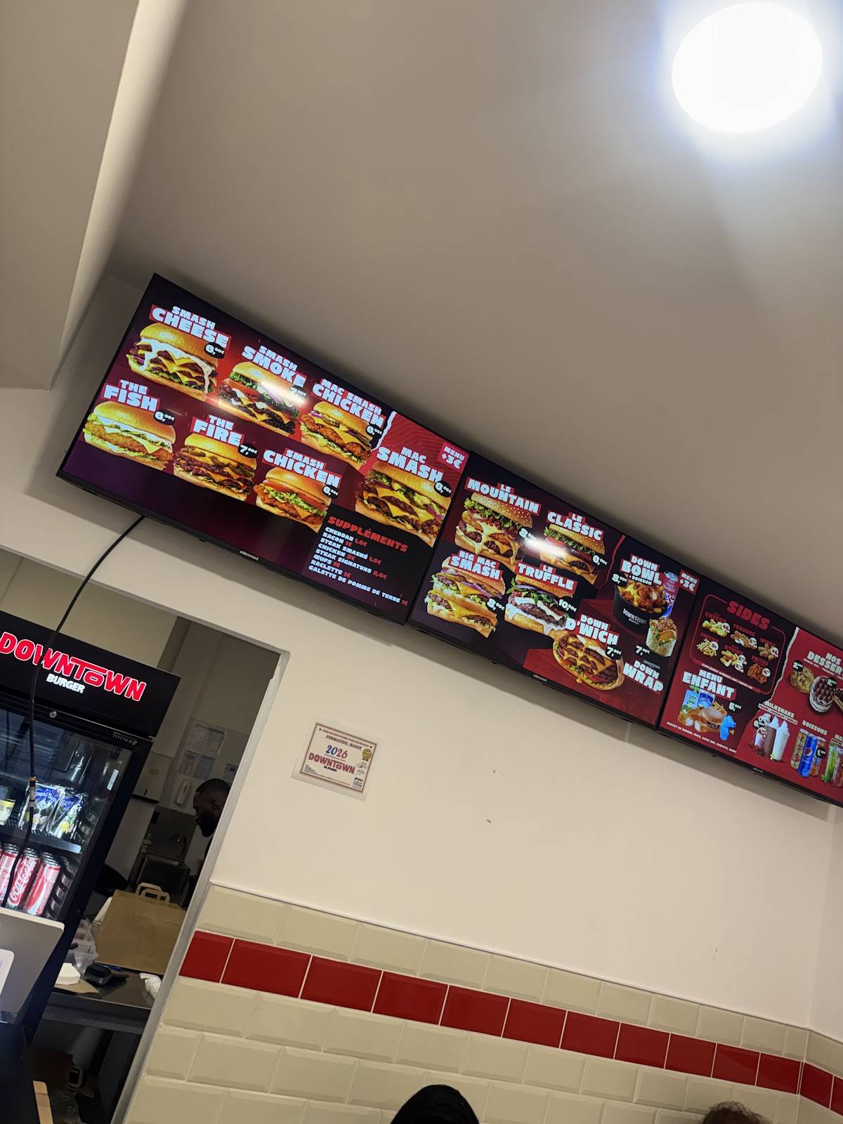 Downtown Burger меню