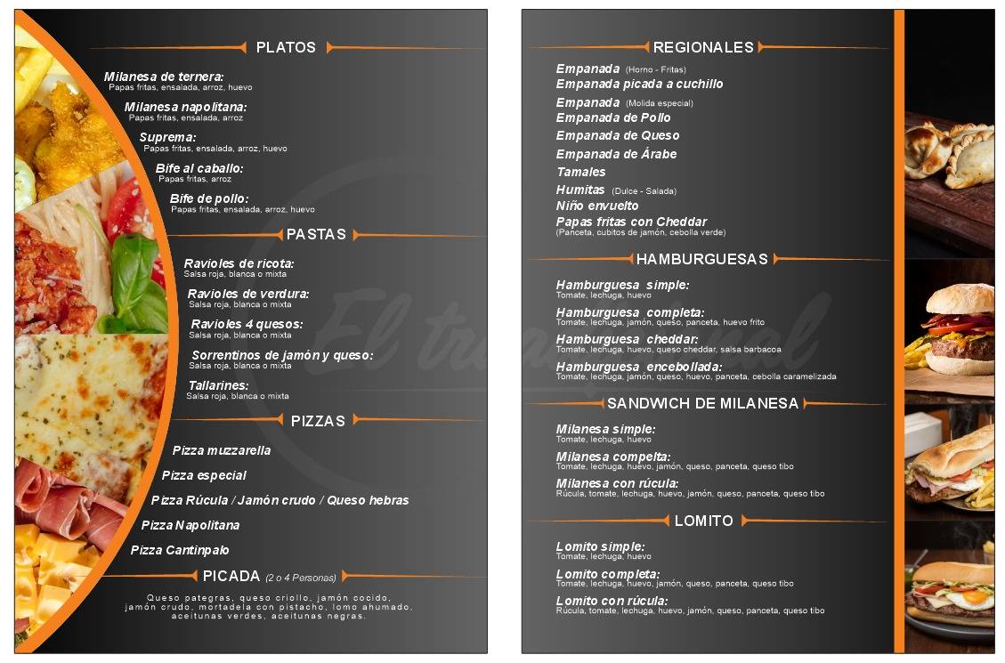 EL TRADICIONAL RESTO BAR меню