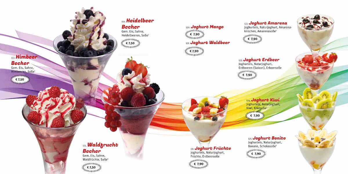 Eiscafé Italia меню