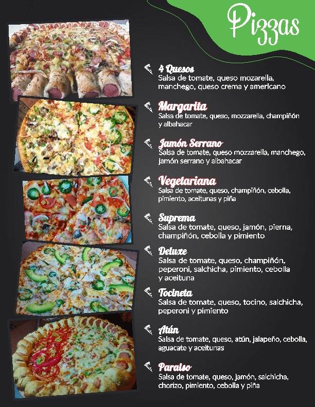 El Rincon Italiano меню
