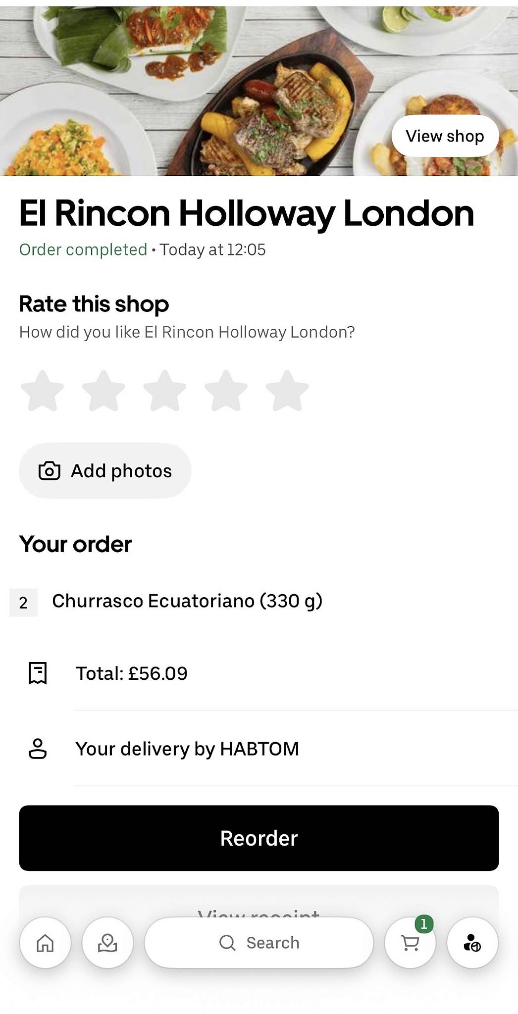 El Rincon Kitchen London меню