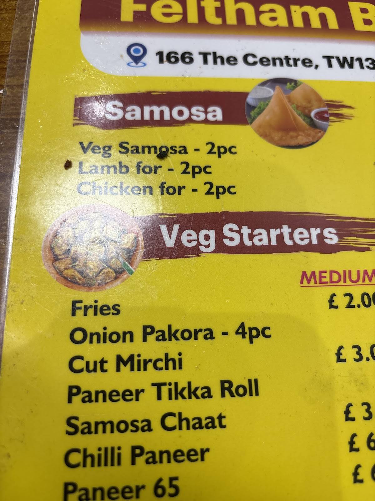 Feltham Biryani Point меню