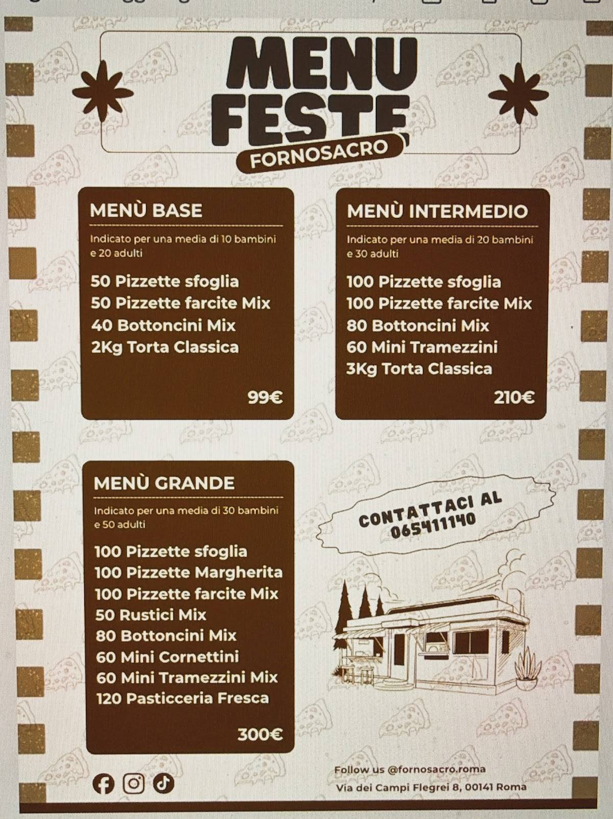 FornoSacro меню
