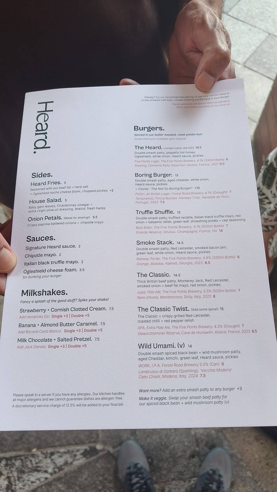 Heard. Burger Borough меню