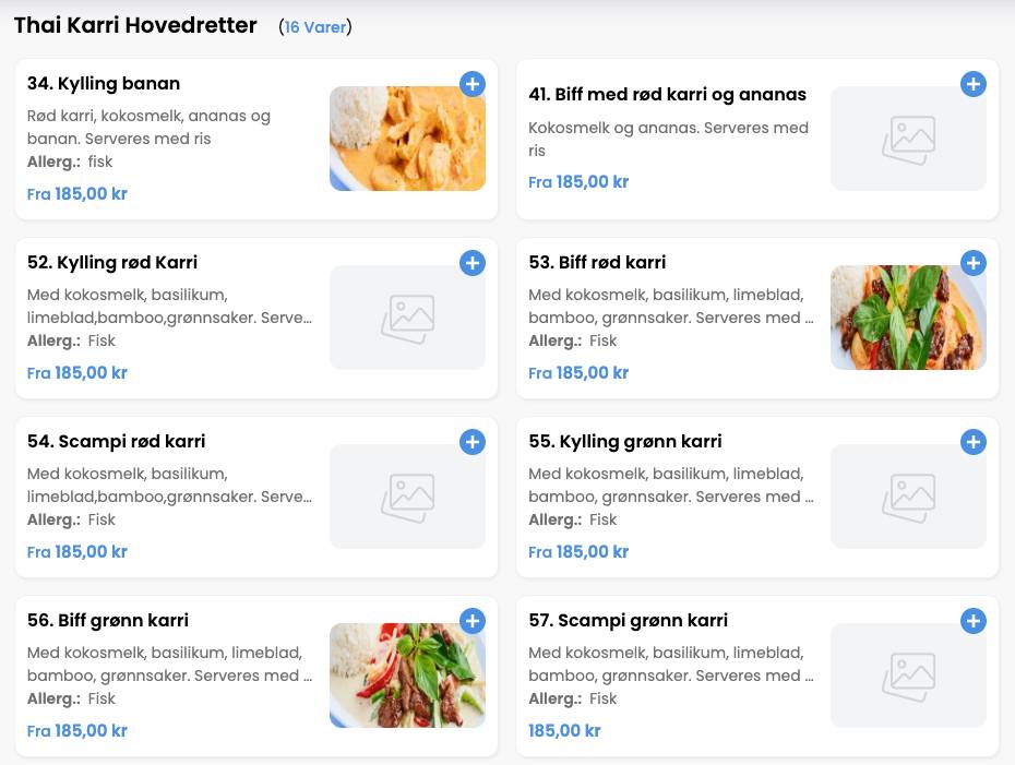 Helt Rått Sushi меню