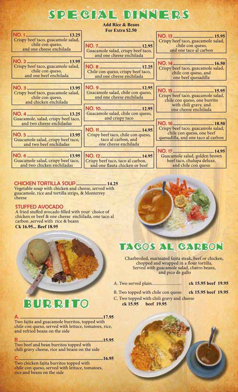 El Rincon меню