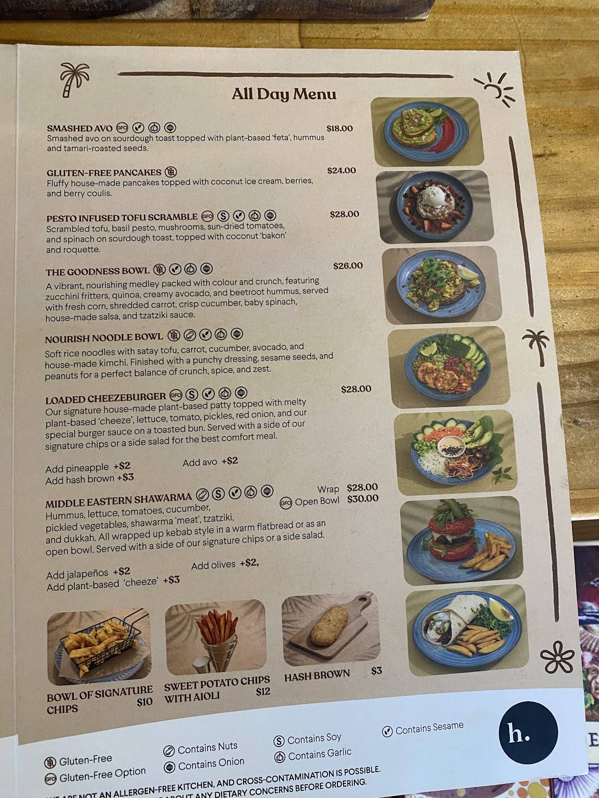 Hunter Cafe меню