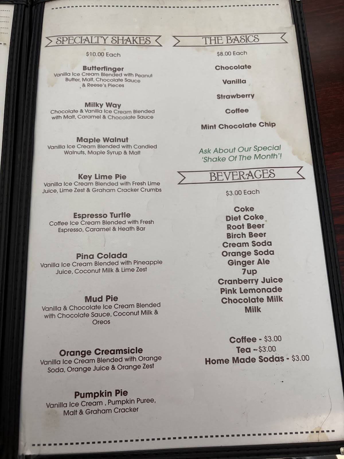 Jack Rabbit's Burgers, Wings and Things меню