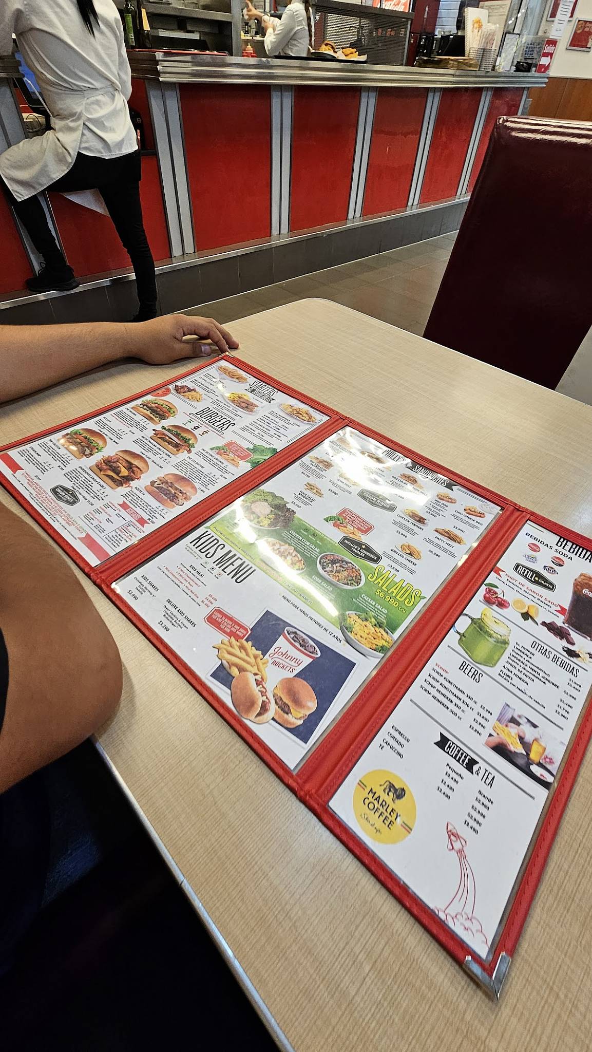 Johnny Rockets меню