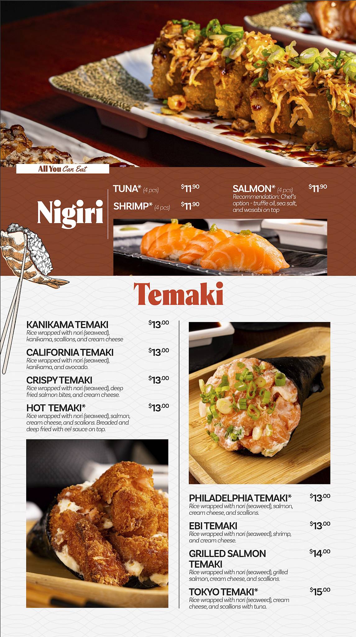 Kingdom Sushi меню