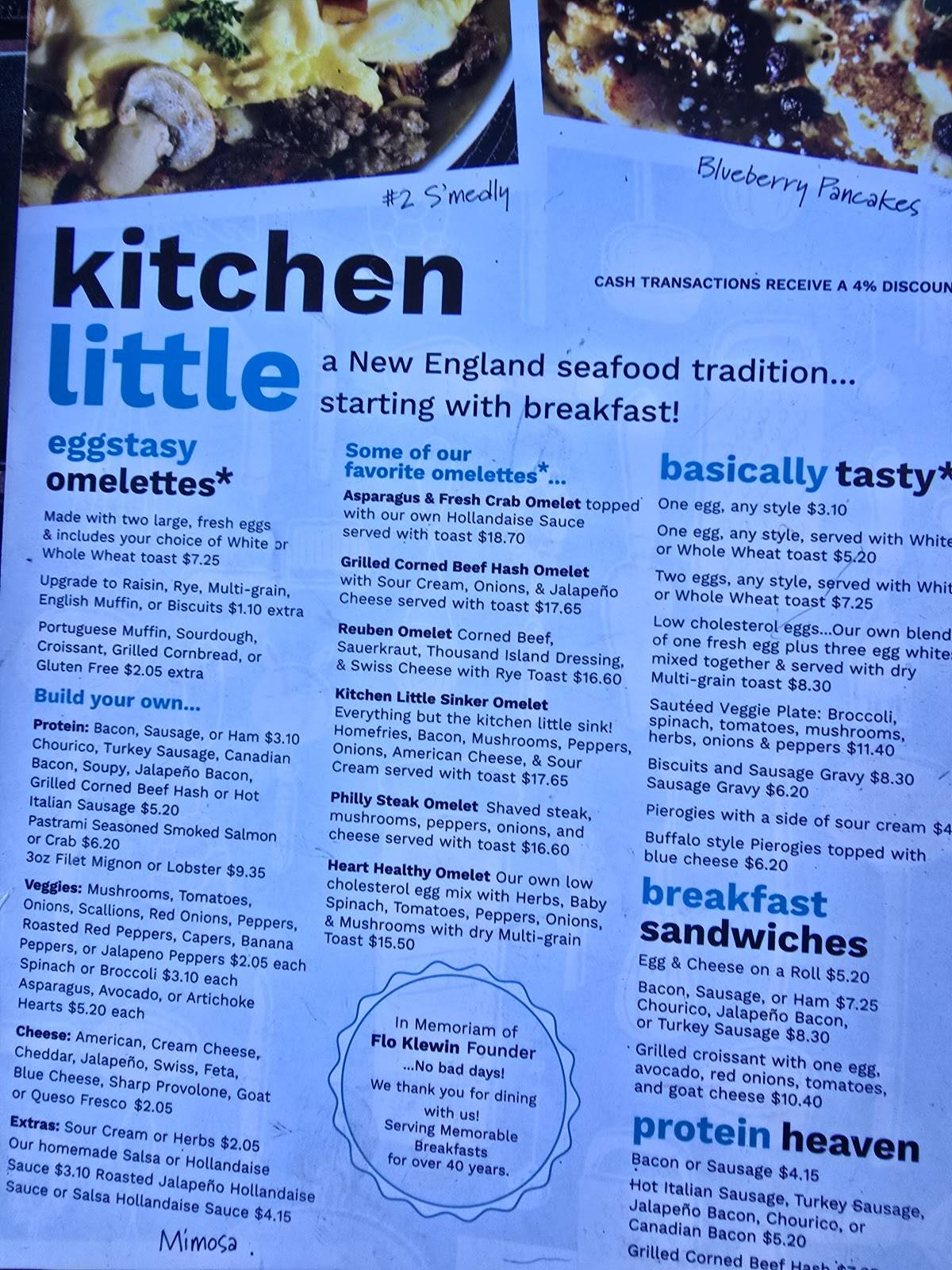 Kitchen Little меню