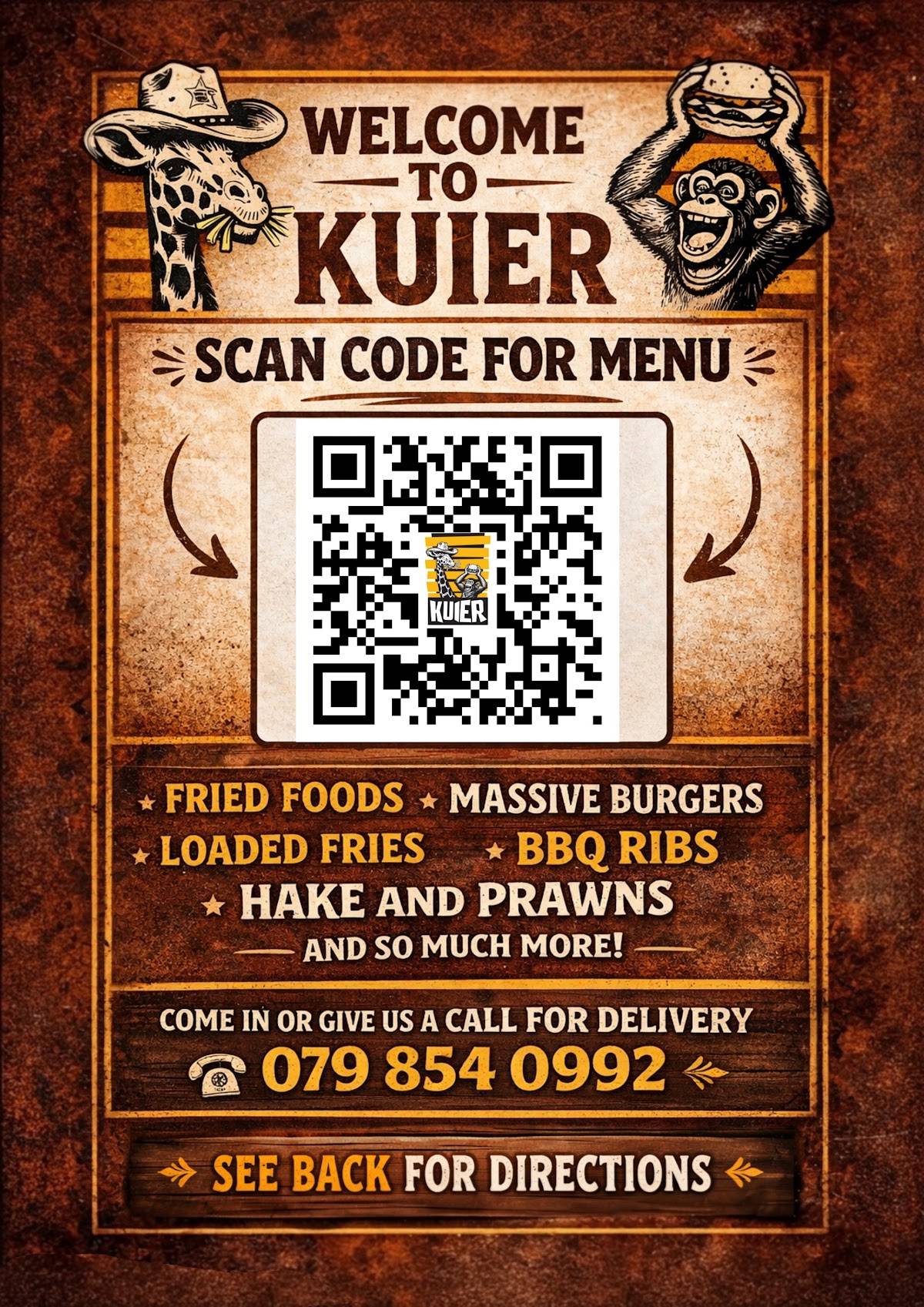 Kuier меню