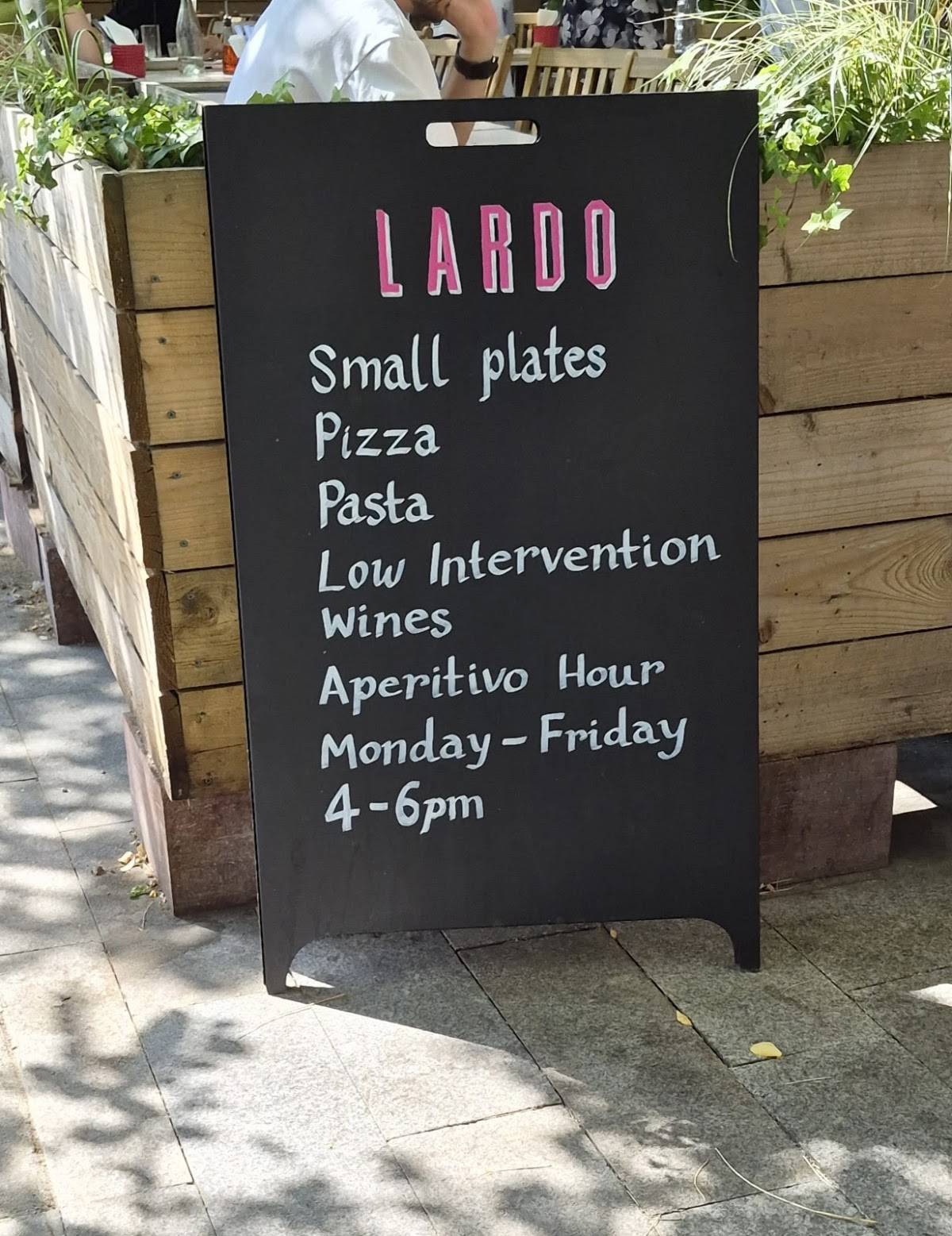 LARDO меню