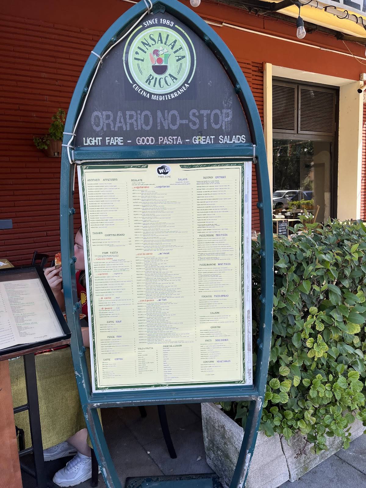 L'Insalata Ricca - Piazza Albania меню