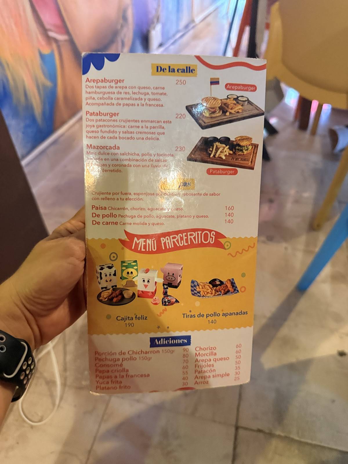 La Bodeguita de Parceros меню