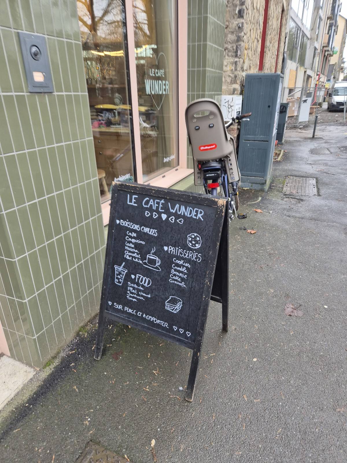 Le Café Wunder меню