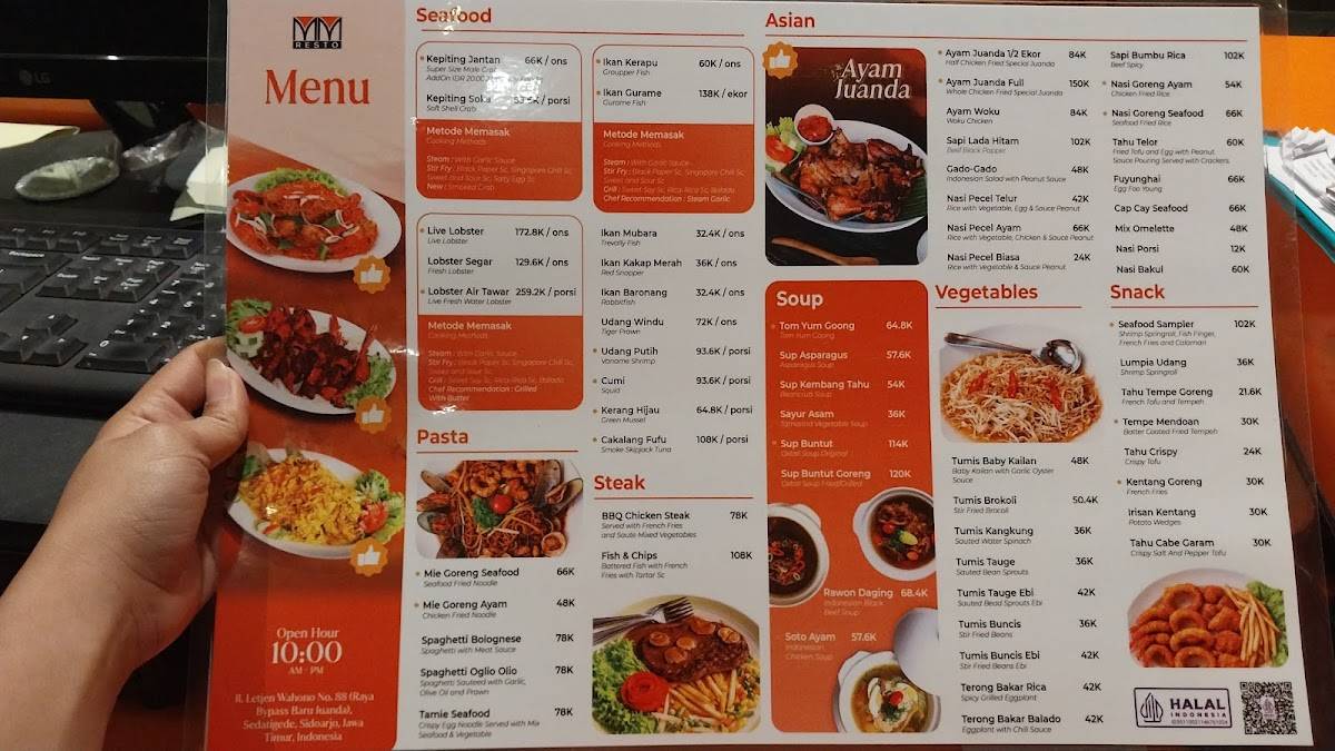 MM Resto меню