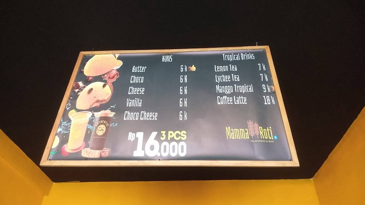 Mamma Roti Subang меню