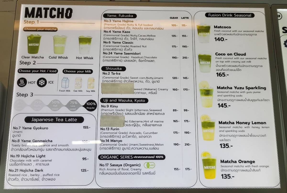 Matcho Project меню