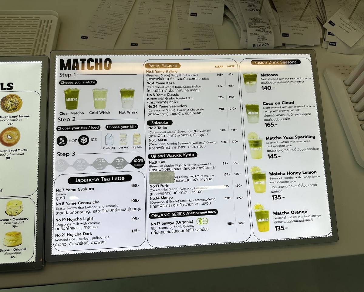 Matcho Project меню