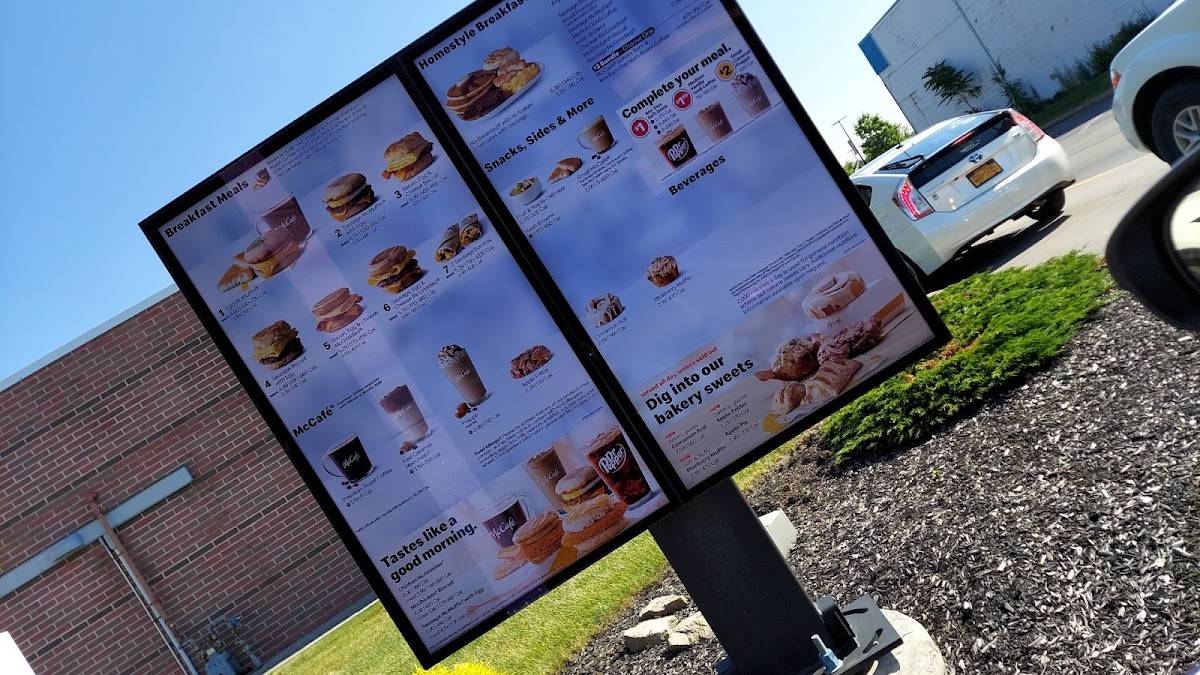 McDonald's меню