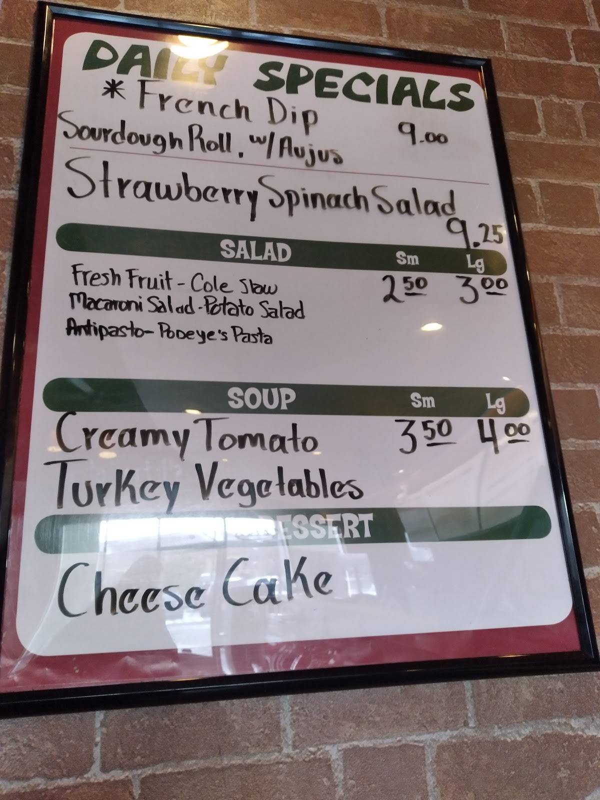 Michaels Deli меню