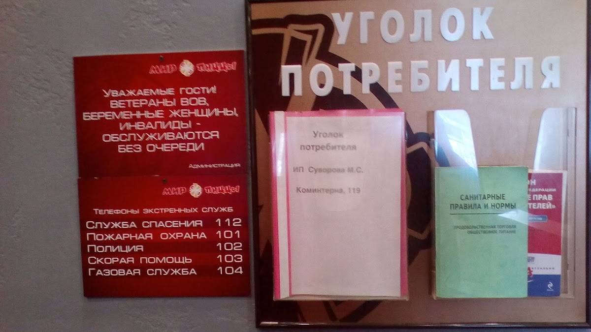Мир Пиццы меню