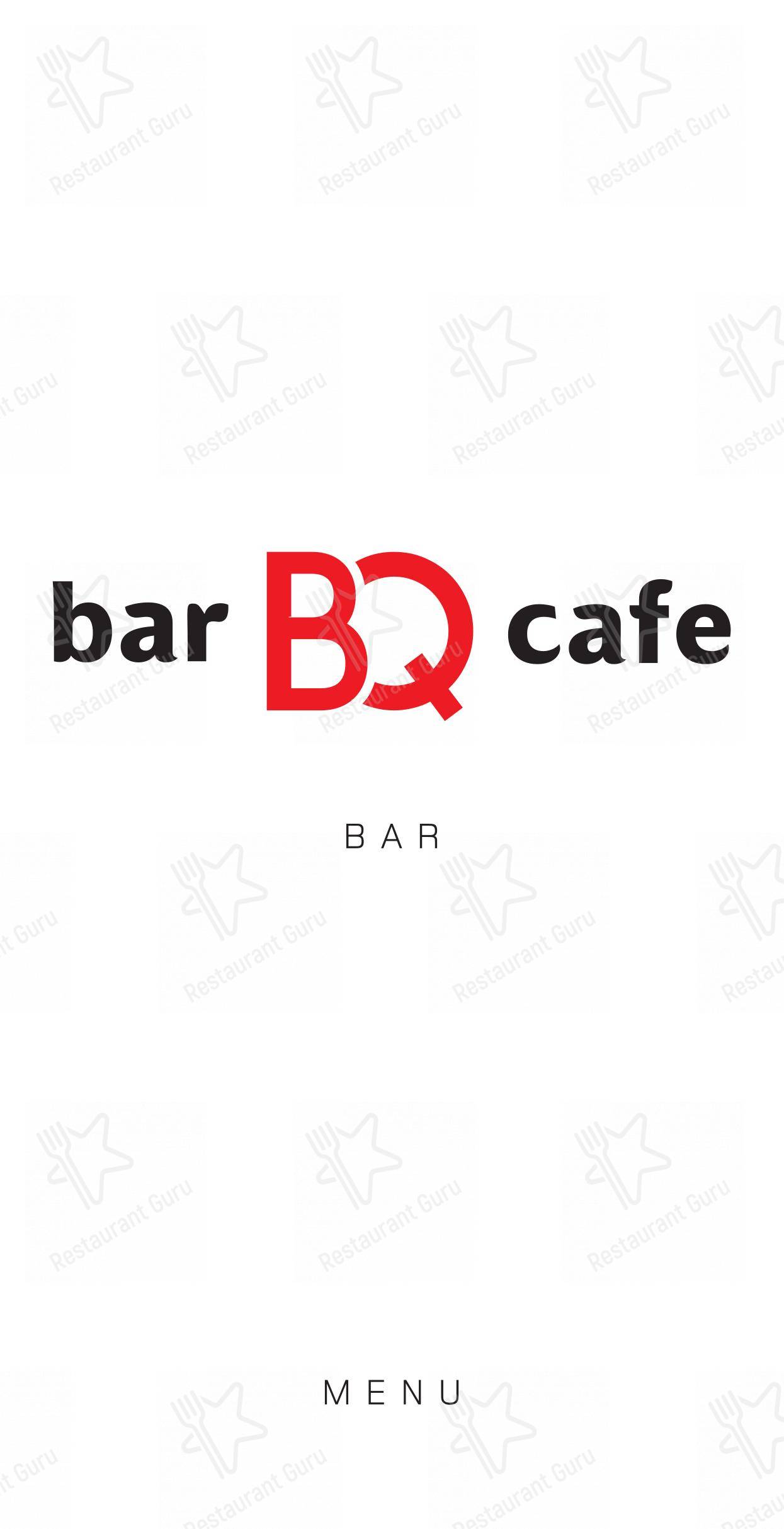 Меню Bar BQ Cafe - еда и напитки