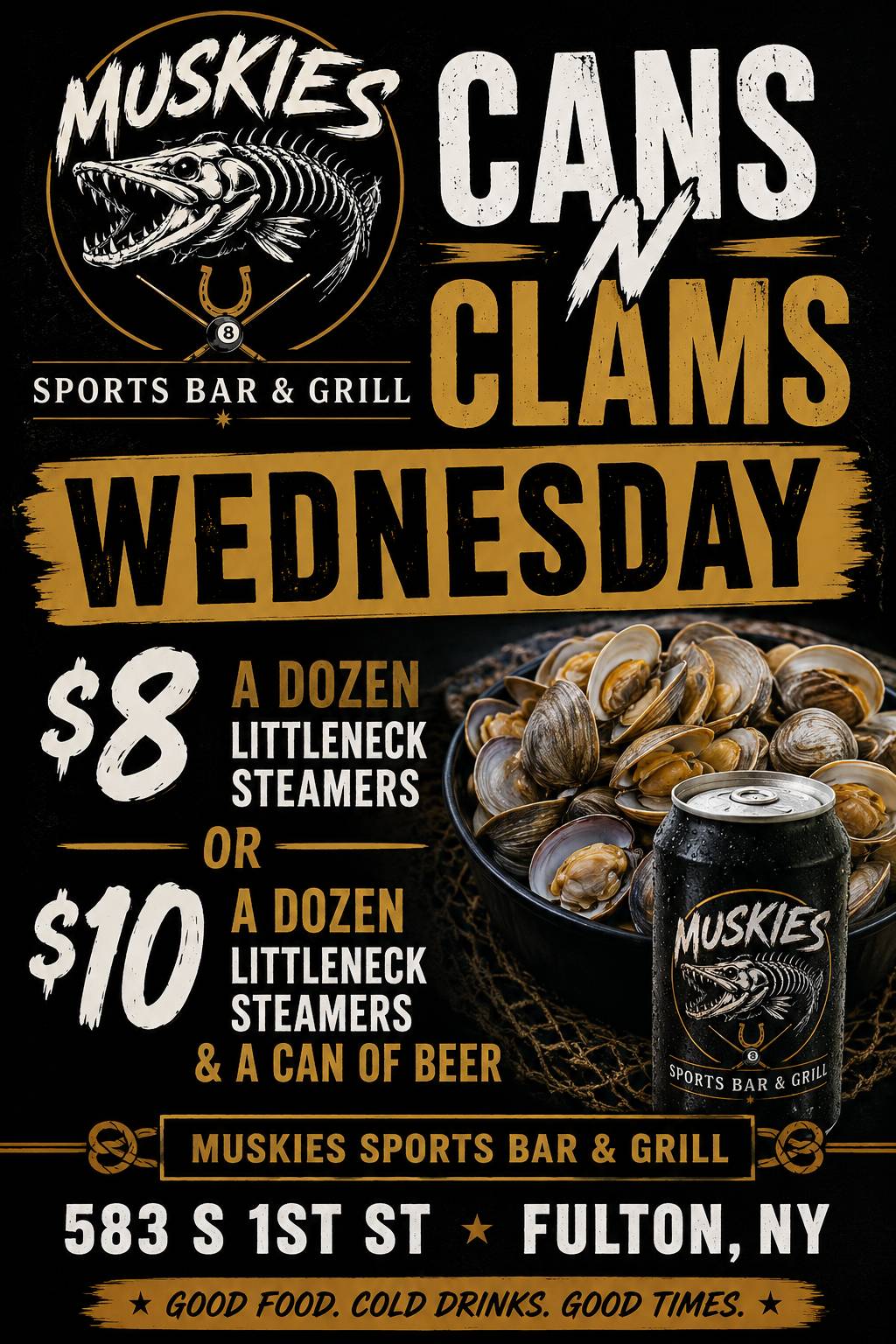 Muskies Sports Bar & Grill меню