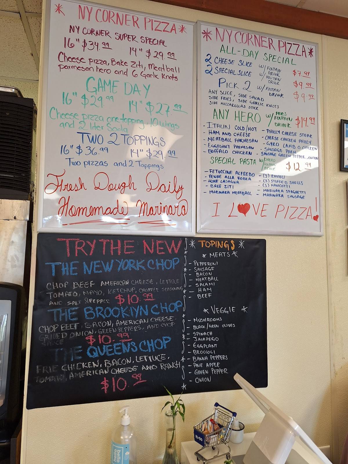 NY Corner Pizza меню