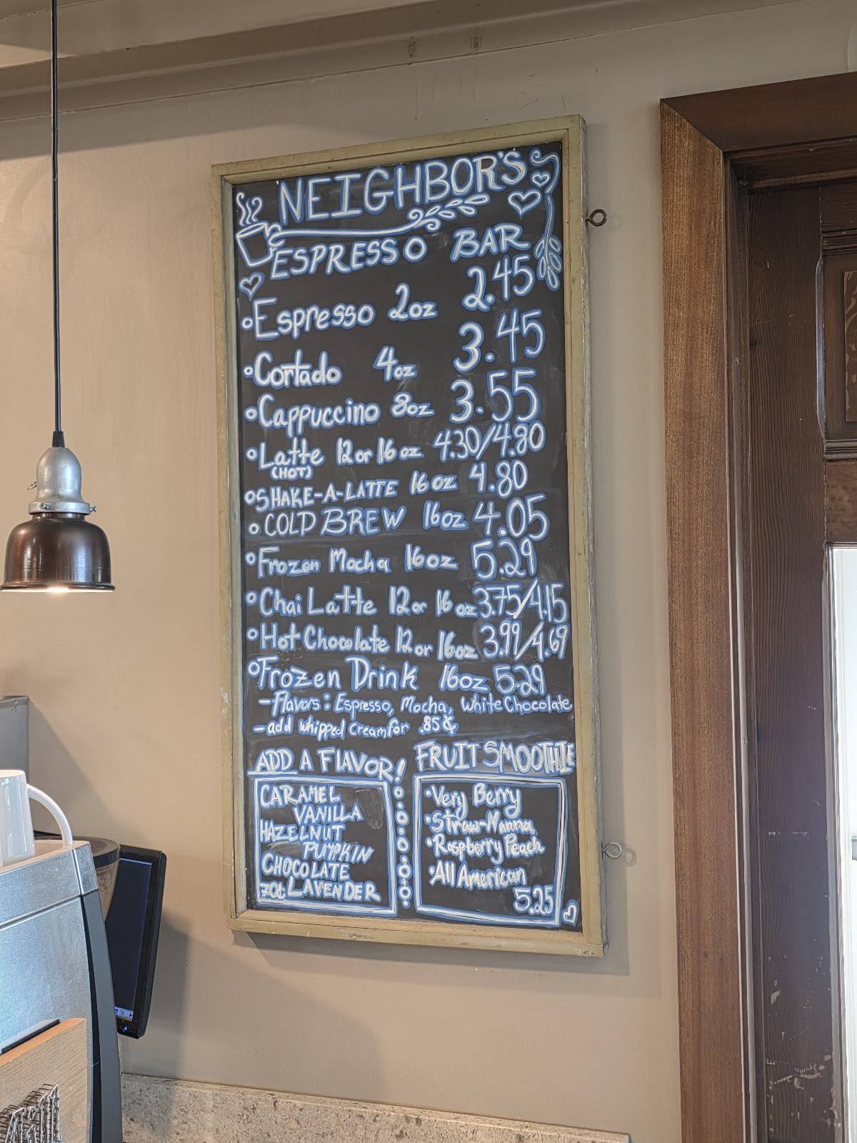 Neighbor's Mill Bakery & Café меню