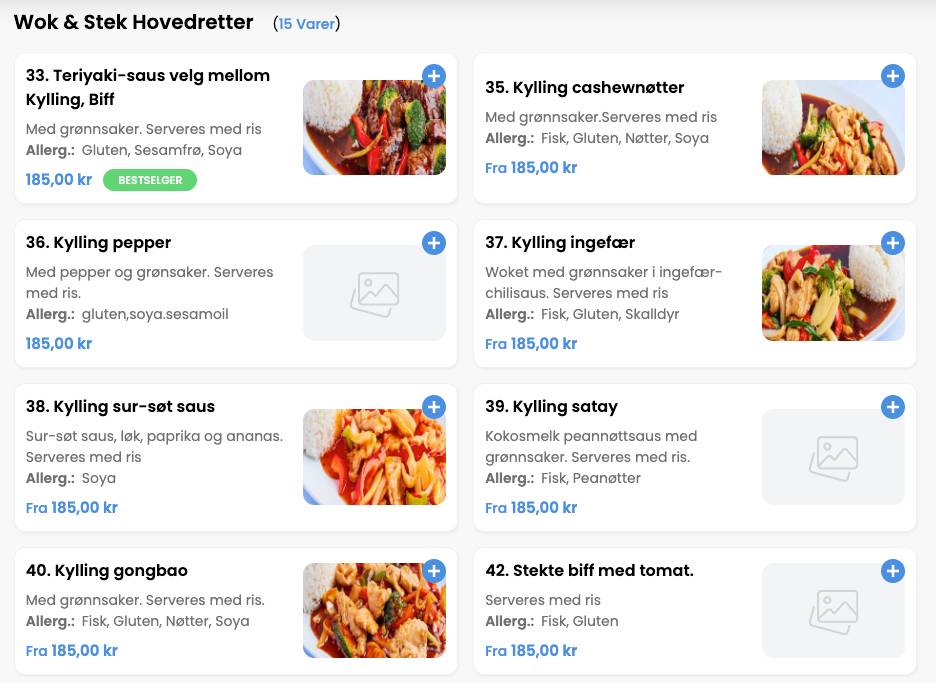 Helt Rått Sushi меню