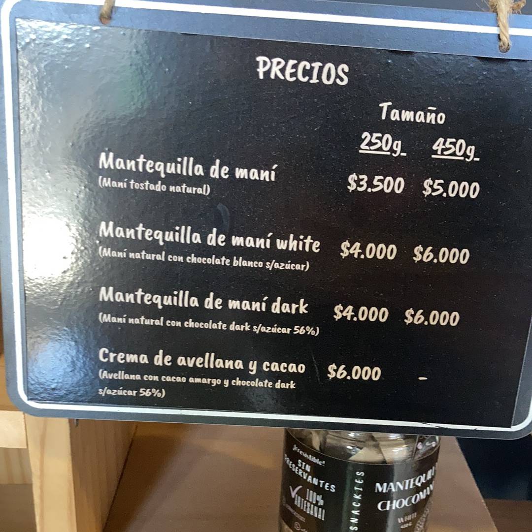 Pan Rústico меню