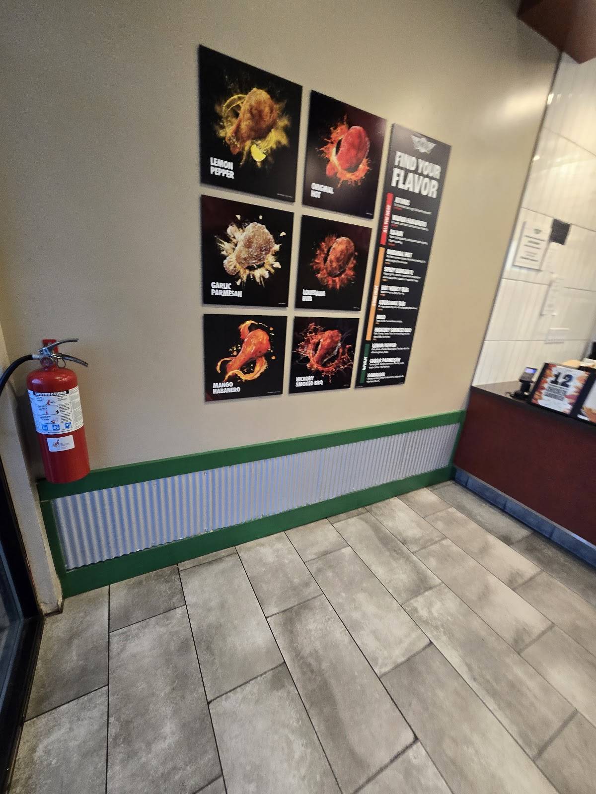 Wingstop меню