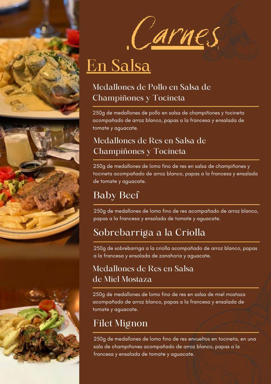 Restaurante Más Rico меню