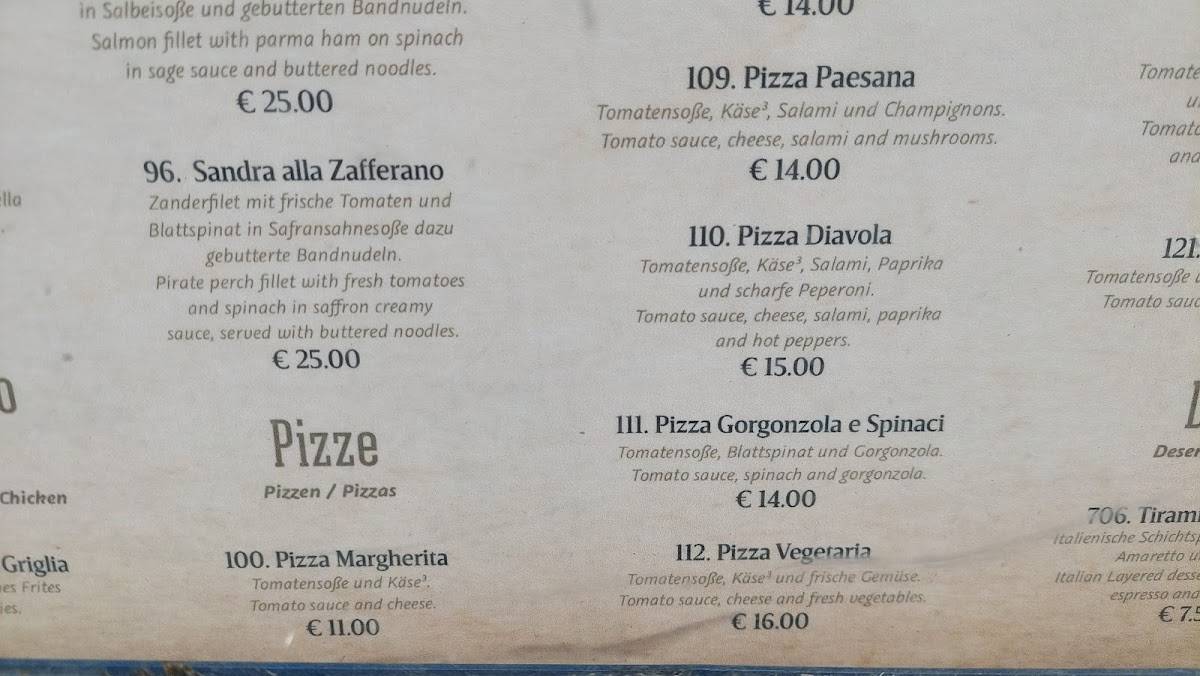 Piazza San Marco меню