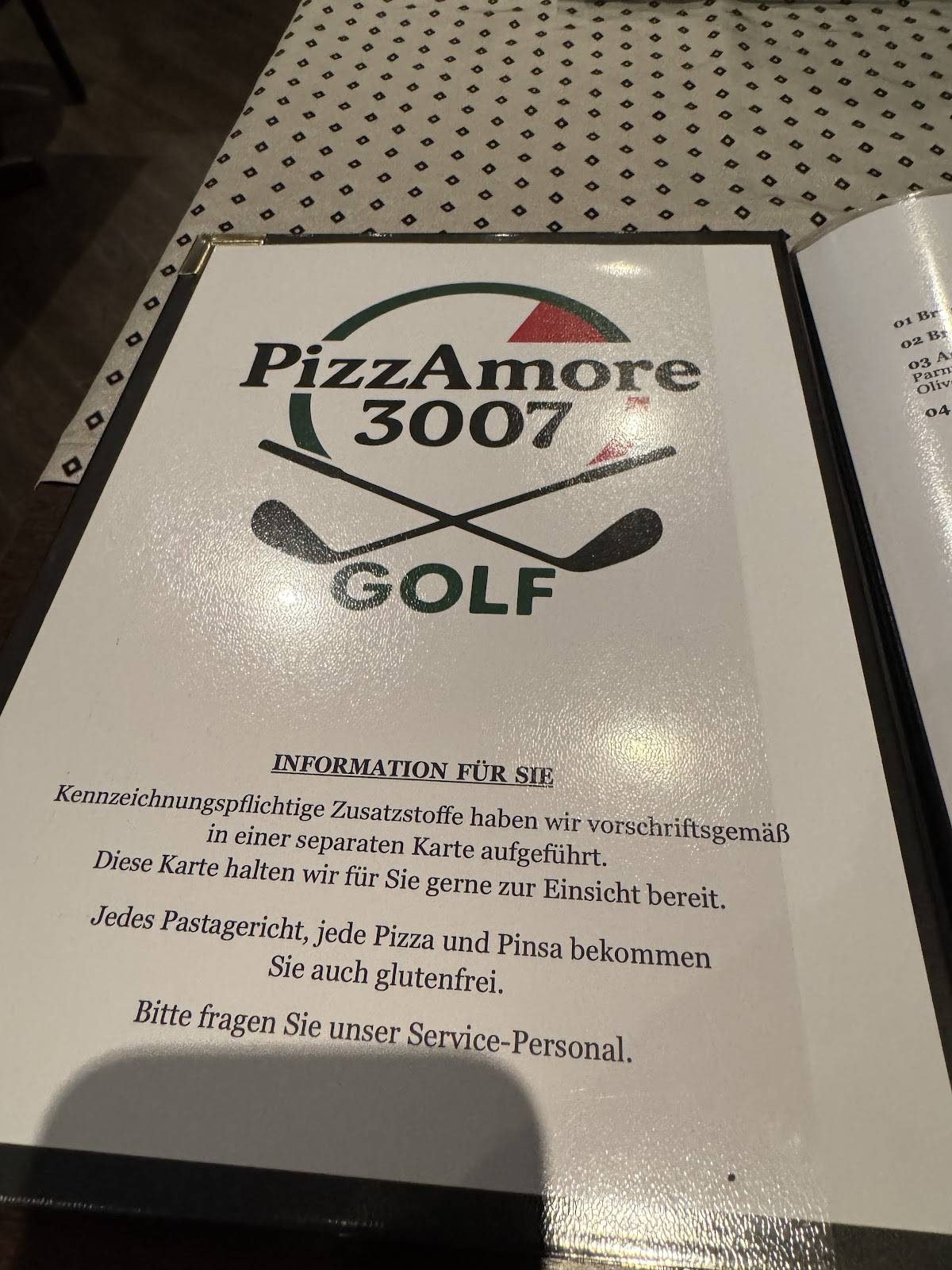 PizzAmore 3007 меню