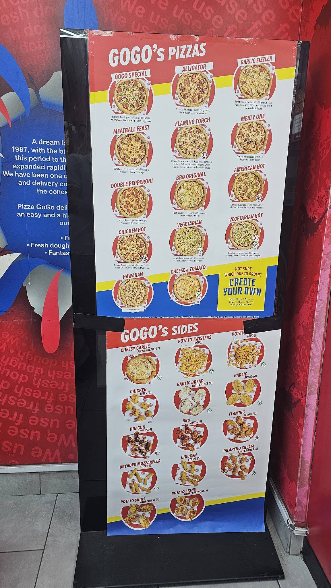 Pizza Go Go Dunstable меню