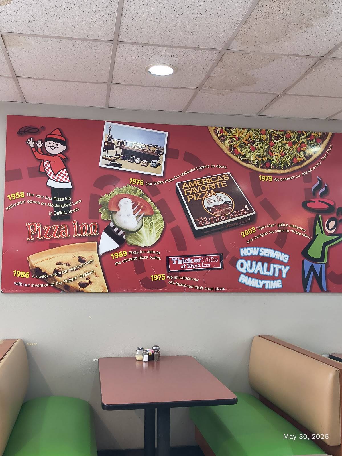 Pizza Inn меню