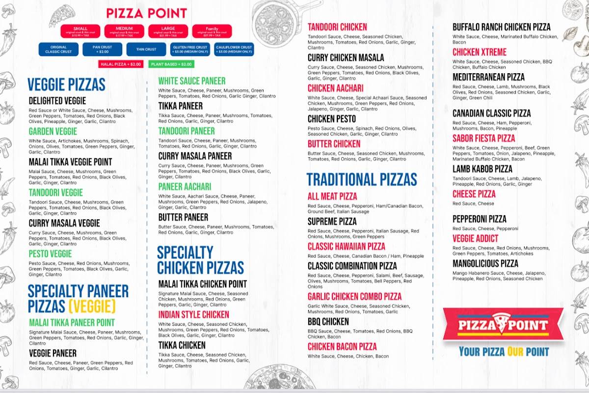 Pizza Point меню