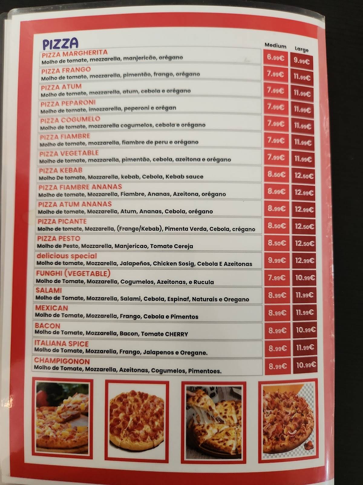 Pizza Rio меню