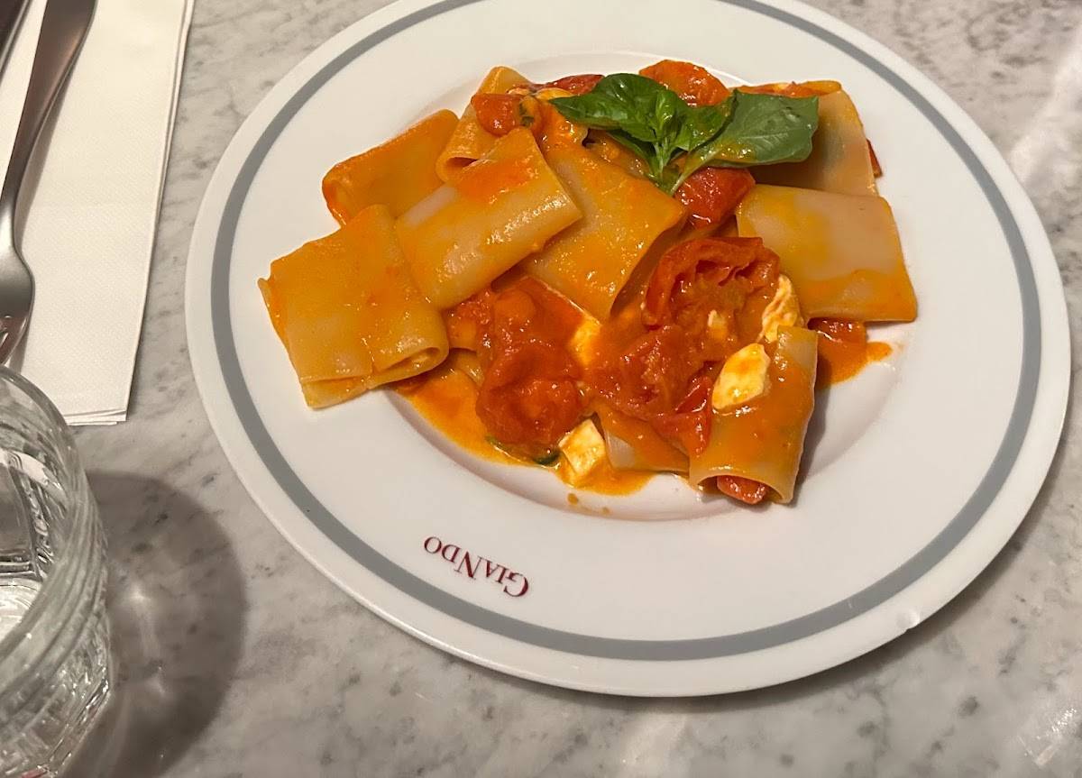 Giando Pizza e Cucina меню