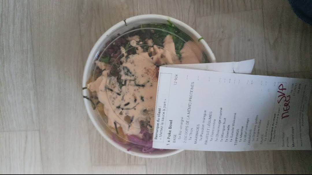 Poké Shop Rouen меню