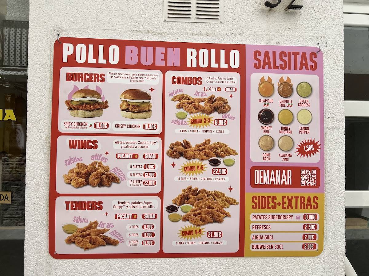 Pollo Buen Rollo меню