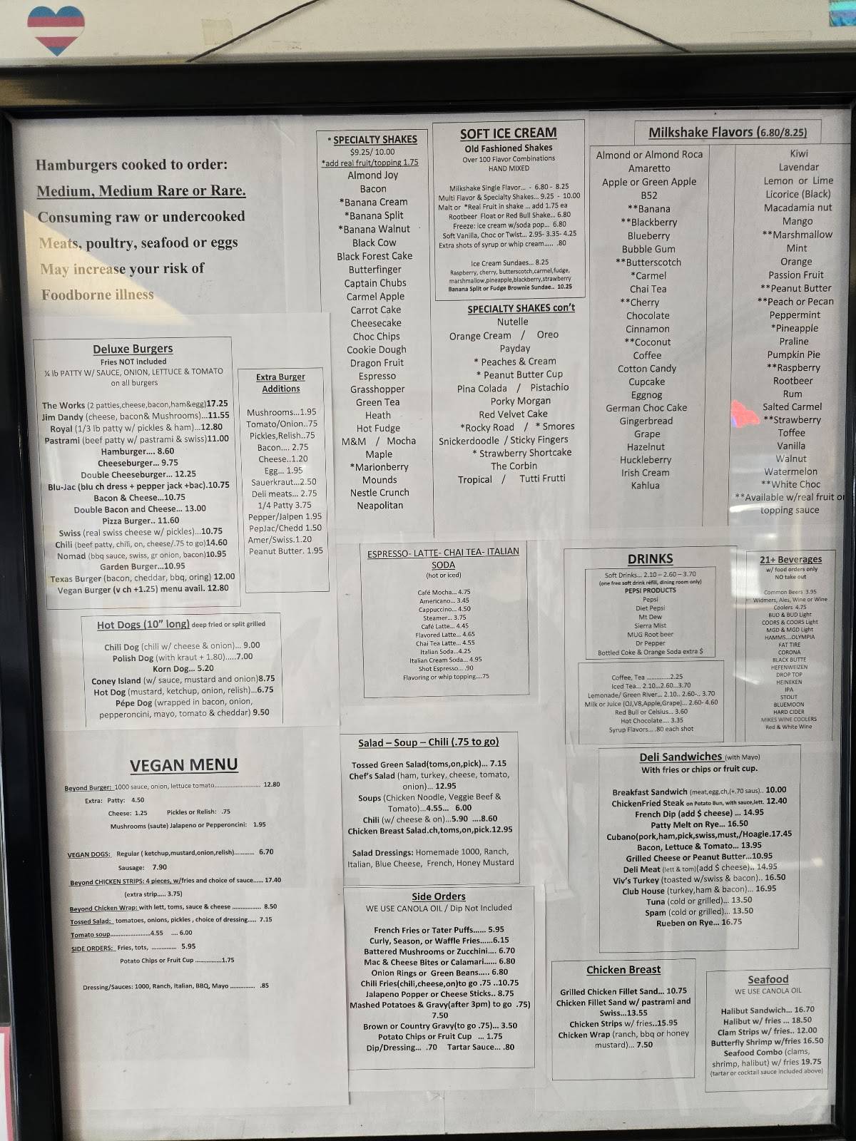 Jim Dandy Drive-In меню